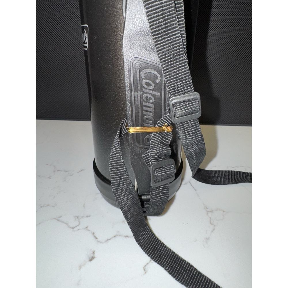 Coleman Vacuum Bottle Stainless Steel (black) 25oz Thermos With Strap NEW - Picture 8 of 8